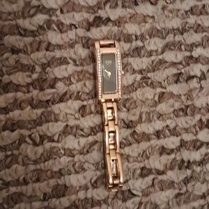 ESQ Swiss Women's Gold Tone Watch /w Rhinestones